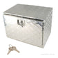 PTB0001 Heavy Duty Aluminum Truck & Pickup Underbody Tool Box with Lock 24x17x18"