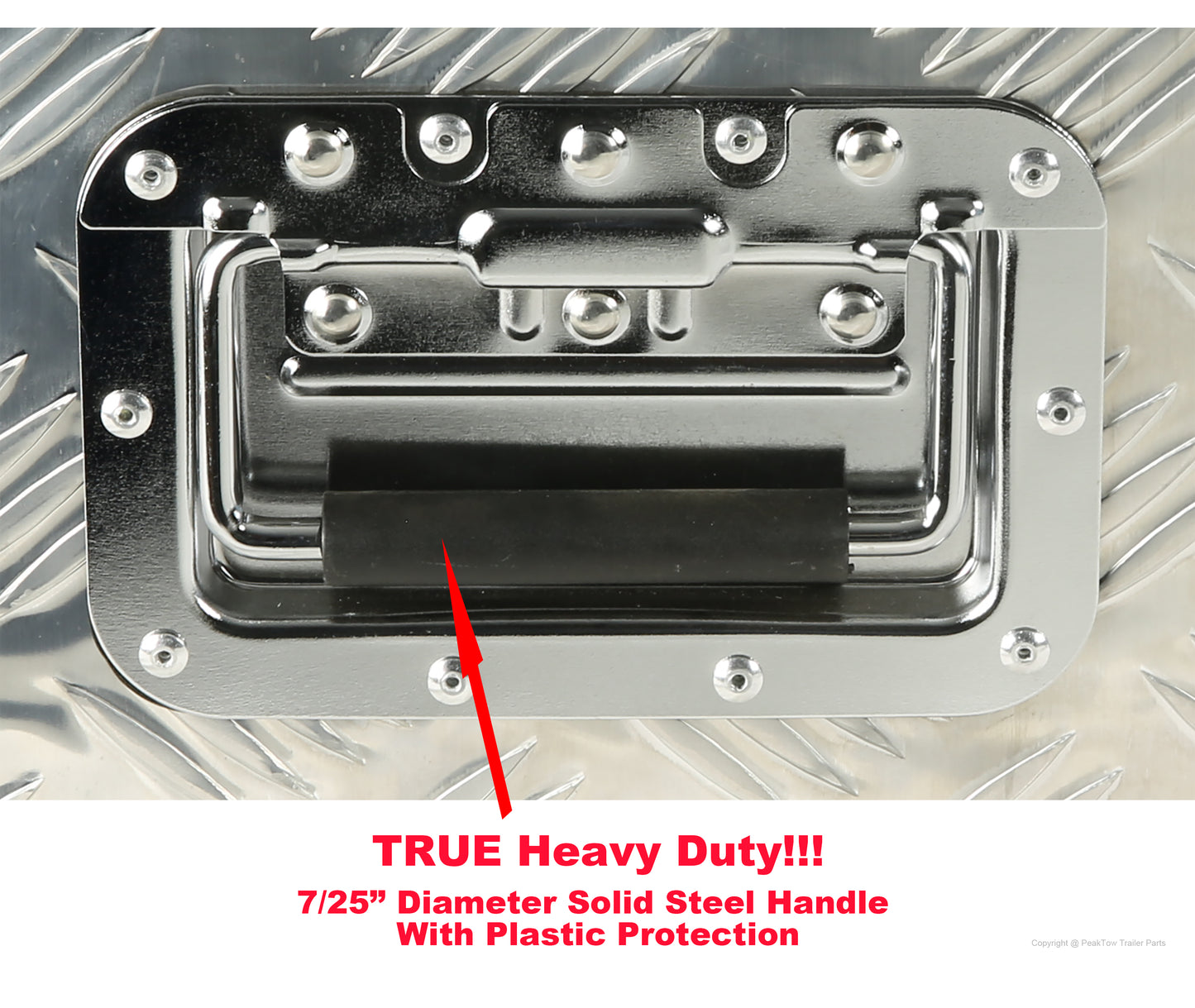 PTB0003 Heavy Duty Aluminum Truck Pickup Underbody Tool Box with Lock 30x13x10"