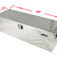 PTB0002 Heavy Duty Aluminum Truck Pickup Underbody Tool Box with Lock 49x15x15"
