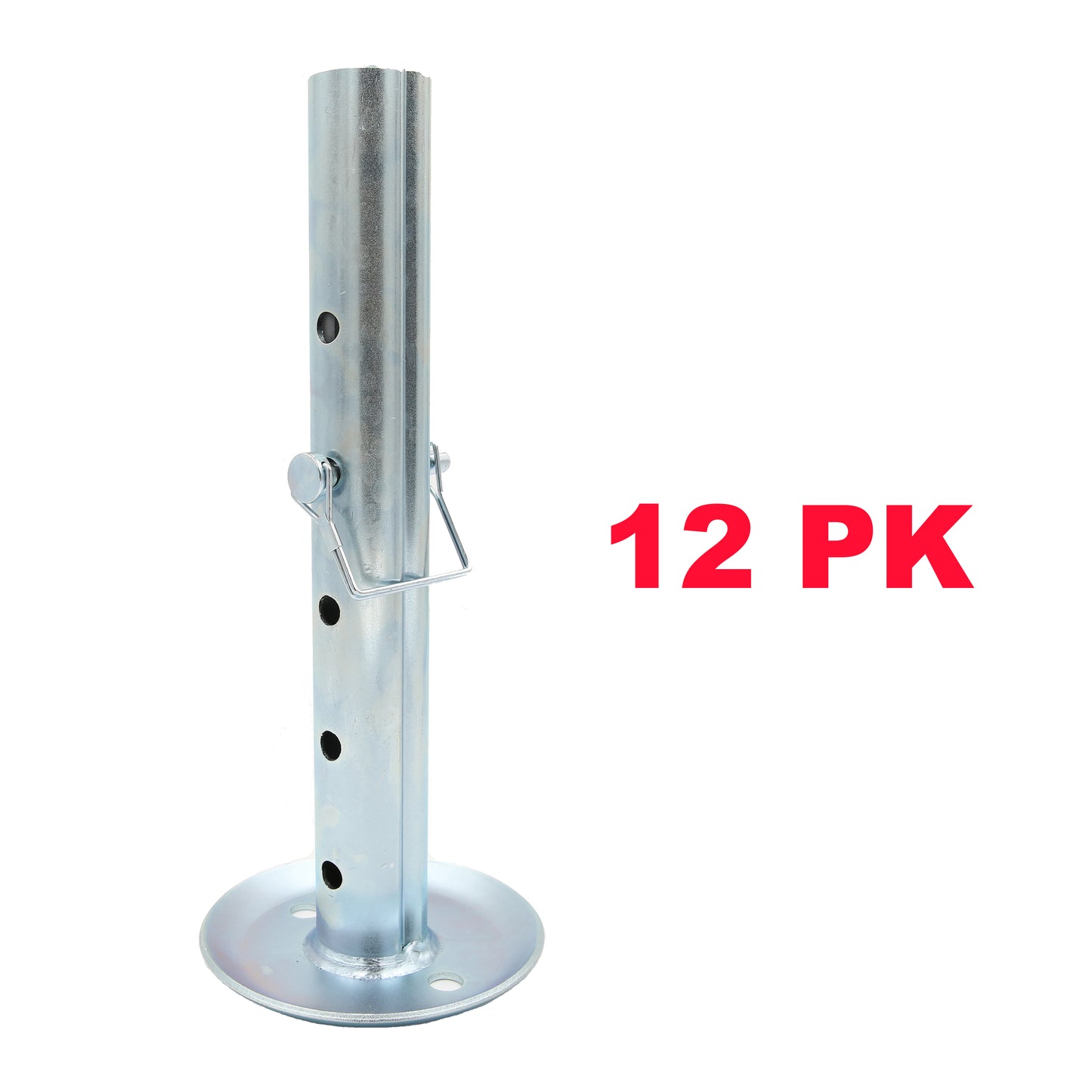PTJ0303 Coussinet de pied pour cric de remorque, capacité de 5 000 lb, caisse de 12 pièces