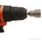 PTJ0313 Douille jack à ciseaux de nivellement RV 3/4" 19 mm avec connexion rapide - Caisse de 15 pièces