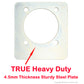 PTJ0321 Cargo Trailer Recessed 6000 lbs Capacity Tie-Down Pan D Rings Including Mounting Lock Plate and Installation Hardware - Case of 16