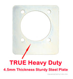 PTJ0321 Cargo Trailer Recessed 6000 lbs Capacity Tie-Down Pan D Rings Including Mounting Lock Plate and Installation Hardware - Case of 16