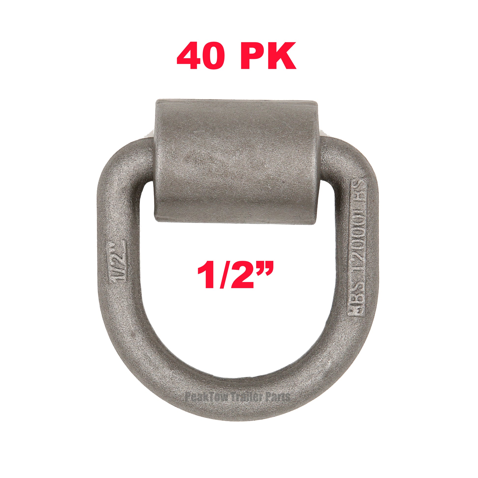 PTJ0323 Point d'arrimage d'ancrage à anneau en D forgé à souder à plat –  PEAKTOW