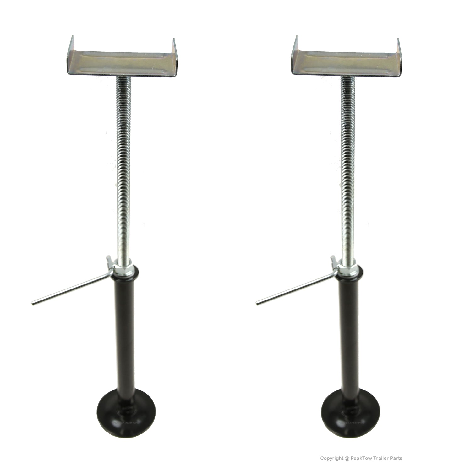 PTJ0611 Support stabilisateur coulissant réglable robuste de 16 à 28 po - Caisse de 6 pièces