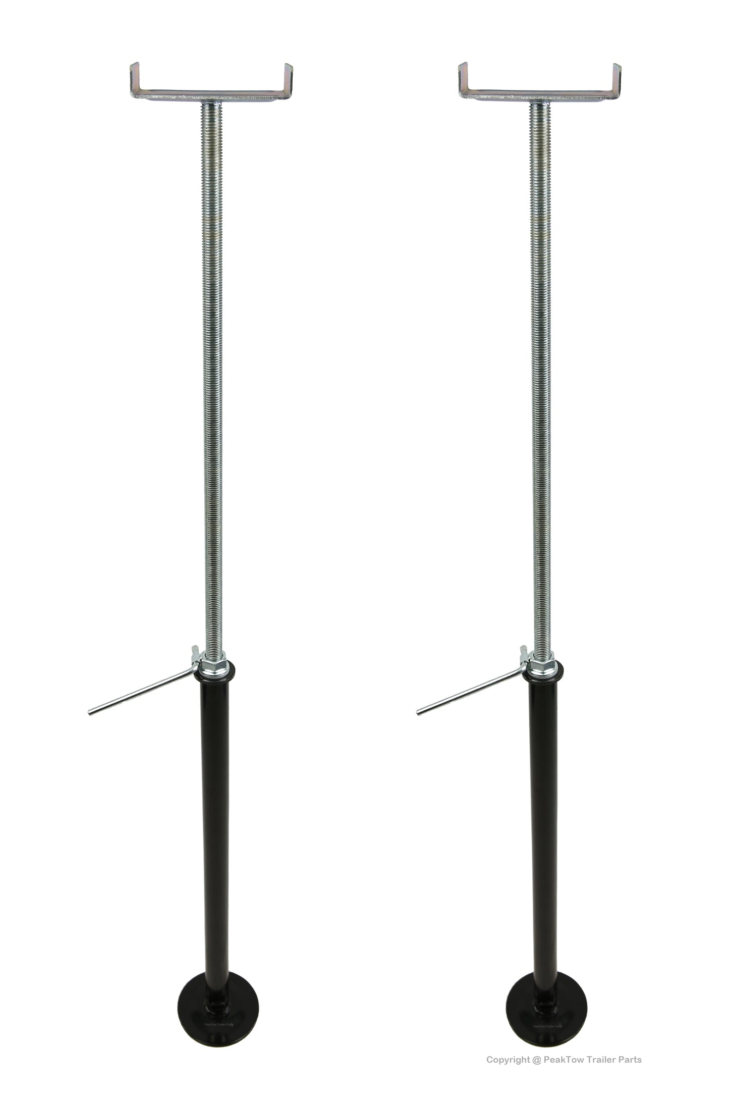 PTJ0613 Support stabilisateur coulissant réglable robuste de 26 à 49 po - Caisse de 6 pièces