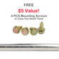 PTJ0621 Telescoping Swing Down Trailer RV Camper Stabilizer Jack 1000 lbs Support Capacity with Handle and Mounting Screws - case of 8