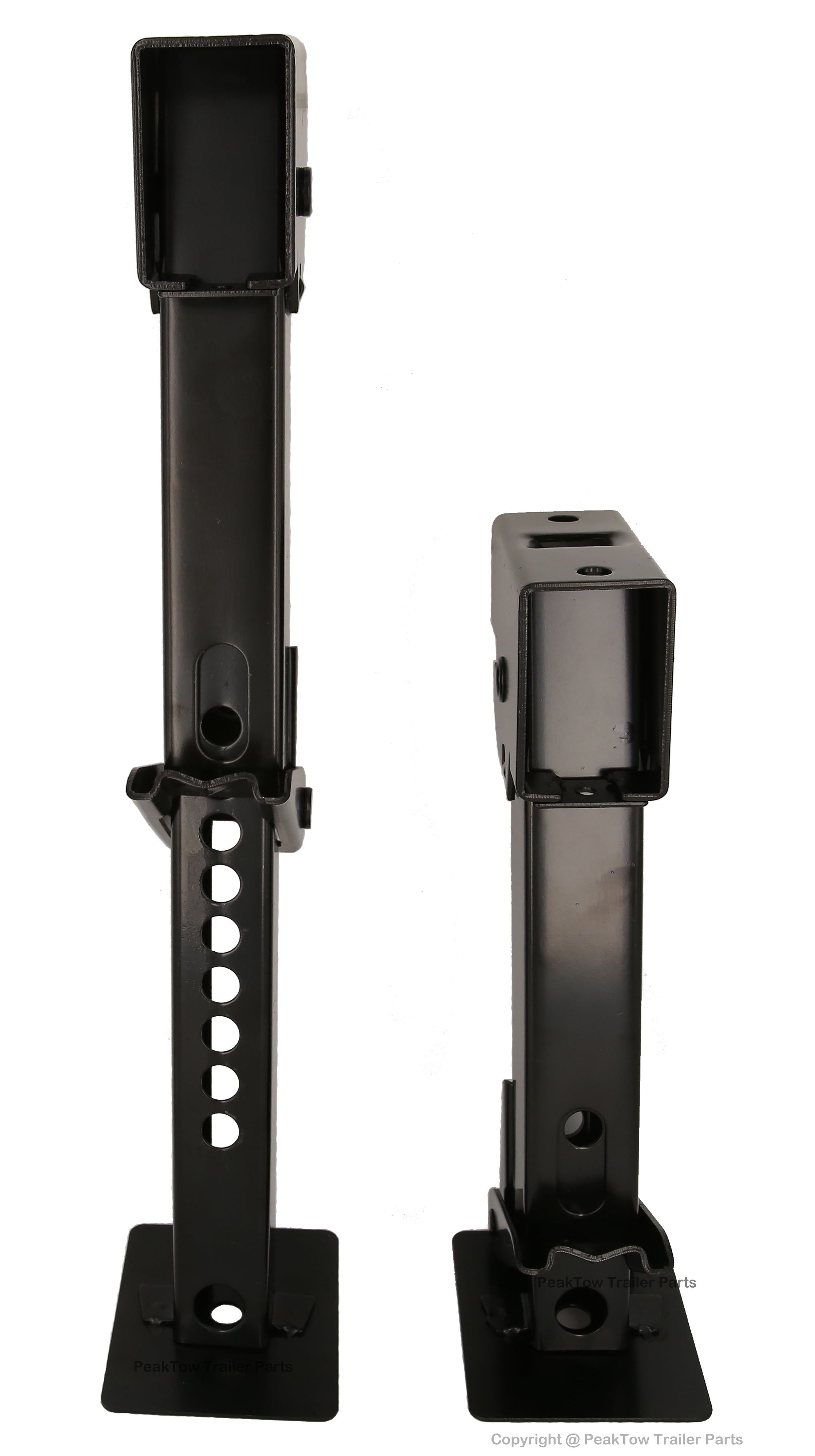 Telescoping Swing-Down Stabilizer Jacks – 1000 lbs Capacity, with Mounting Screws