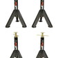 PTJ0622 Cric stabilisateur de camping-car pour remorque télescopique, capacité de charge de 6 000 lb - Caisse de 4