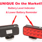Lampe de remorquage sans fil LED PTL0104 avec batterie rechargeable, base magnétique puissante et étui militaire