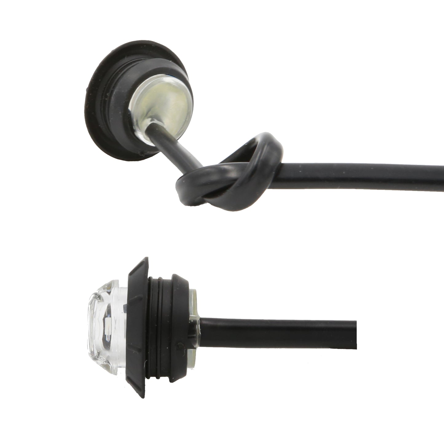 PTL0213 Feu arrière rond 3/4" 12 V LED submersible pour voiture, camion, fourgonnette, remorque, camping-car et bateau (blanc) – Caisse de 100, 400 ou 1000 pièces