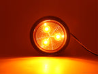 Feux de remorque ronds LED rouges et ambrés 2,5" – submersibles, montage à anneau (caisse de 120 rouges et 120 ambrés)
