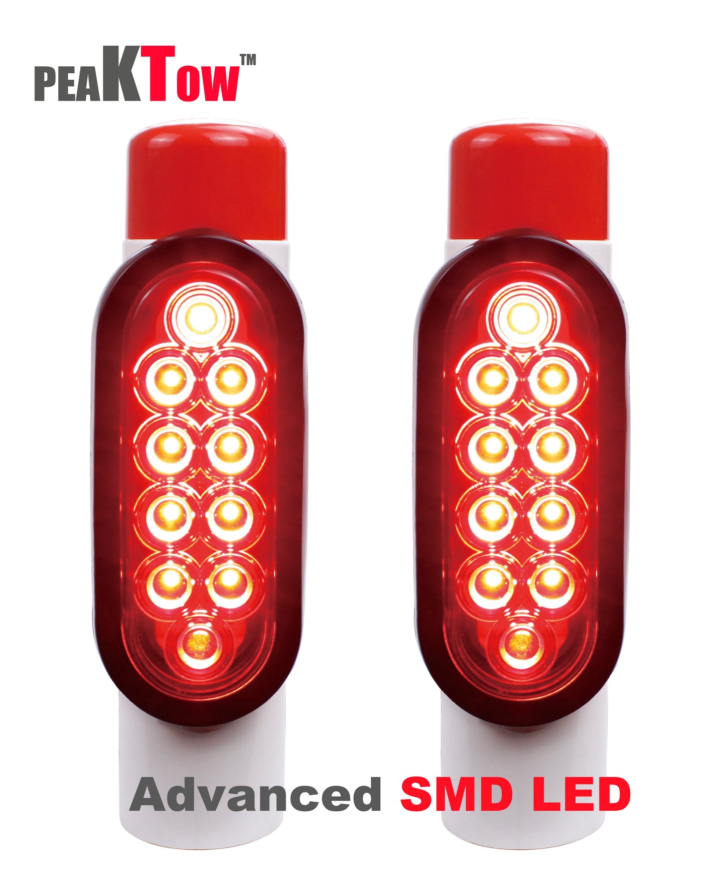 PTL0441 Ensemble de lumières de guidage de poteau de guidage pour remorque de bateau, installation DOT EZ submersible à LED - caisse de 10 paires