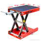 PEAKTOW PTM0101 Heavy Duty 1100 LB Wide Deck ATV Motorcycle Bike Scooter Scissor Lift Jack Crank Stand