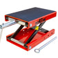 PEAKTOW PTM0101 Heavy Duty 1100 LB Wide Deck ATV Motorcycle Bike Scooter Scissor Lift Jack Crank Stand
