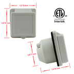 30 Amp Shore Power Inlet – NEMA L5-30P, Marine/RV/Trailer, White (Case of 50)