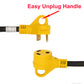 PTR0111 25ft 30Amp RV Extension Cord with Grip Handle, Power Indicator, and Cord Organizer - Case of 4