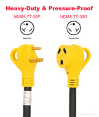 Rallonge pour VR 30A – 50 pi, NEMA TT-30 avec indicateur LED, poignée et organisateur