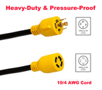 30A Generator Extension Cord – 50 ft, NEMA L14-30 with Organizer