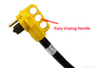 50A RV/EV Extension Cord – 25 ft, NEMA 14-50 with LED Indicator, Grip Handle, and Organizer