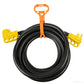 PTR0121 25ft 50Amp RV Extension Cord with Grip Handle, Power Indicator, and Cord Organizer - Case of 2
