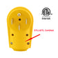 PEAKTOW Wholesale PTR0153 Heavy Duty 50Amp 125/250V RV Replacement Male Plug Receptacle Adapter with Ergonomic Handle ETL Listed 30PK