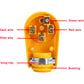 PEAKTOW Wholesale PTR0153 Heavy Duty 50Amp 125/250V RV Replacement Male Plug Receptacle Adapter with Ergonomic Handle ETL Listed 30PK