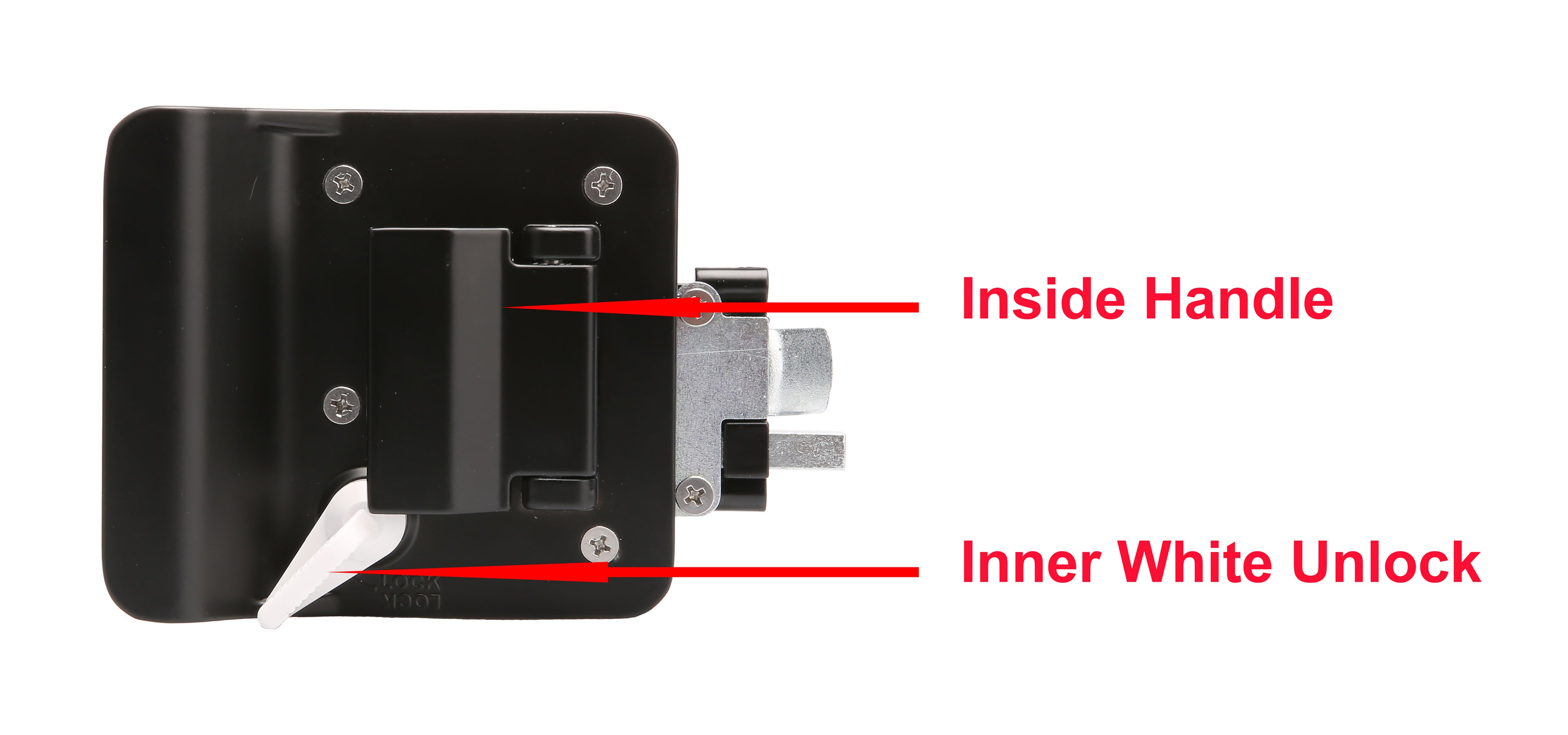 RV Entry Door Lock - Zinc Alloy Paddle Deadbolt (Case of 12)