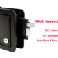 PTS0007 Heavy Duty Zinc Alloy RV Camper Trailer Motorhome Entry Door Lock with Paddle Deadbolt Four Keys Black - Case of 12