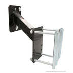 Support de roue de secours pour remorque – Compatible avec les roues à 4 et 5 goujons