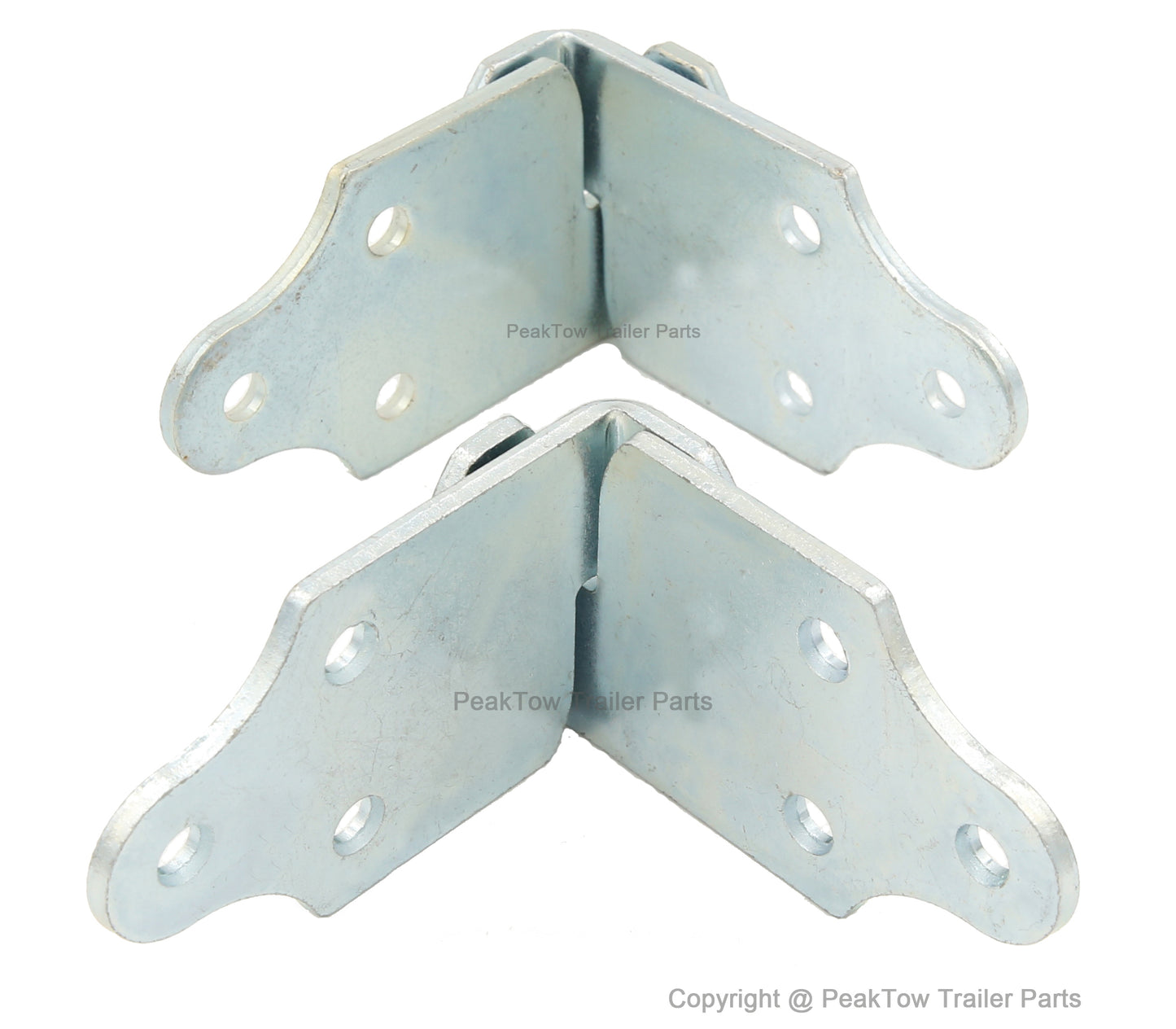 PTT0022 Stake Body Utility Trailer Rack Corner Connector Wood Panel Gate Side Latch Brackets Set Makes 40 Corners - Case of 80