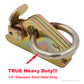 PTT0034 Heavy Duty E Track Rope O Ring Tie-Down Hook - Case of 80