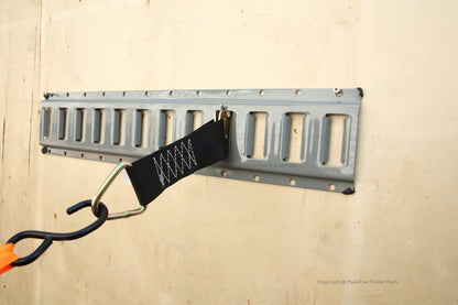 PTT0035 Attache de corde E Track 2" pour arrimage de charge - Caisse de 100
