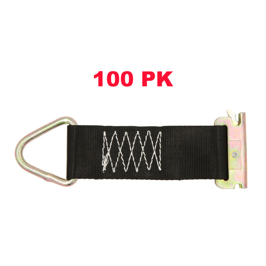 PTT0035 Attache de corde E Track 2" pour arrimage de charge - Caisse de 100