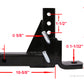 PTT0061 Adjustable 8-Position Trailer Ball Mount Fits 2" Receiver 5000lbs. GTW Capacity - Case of 3