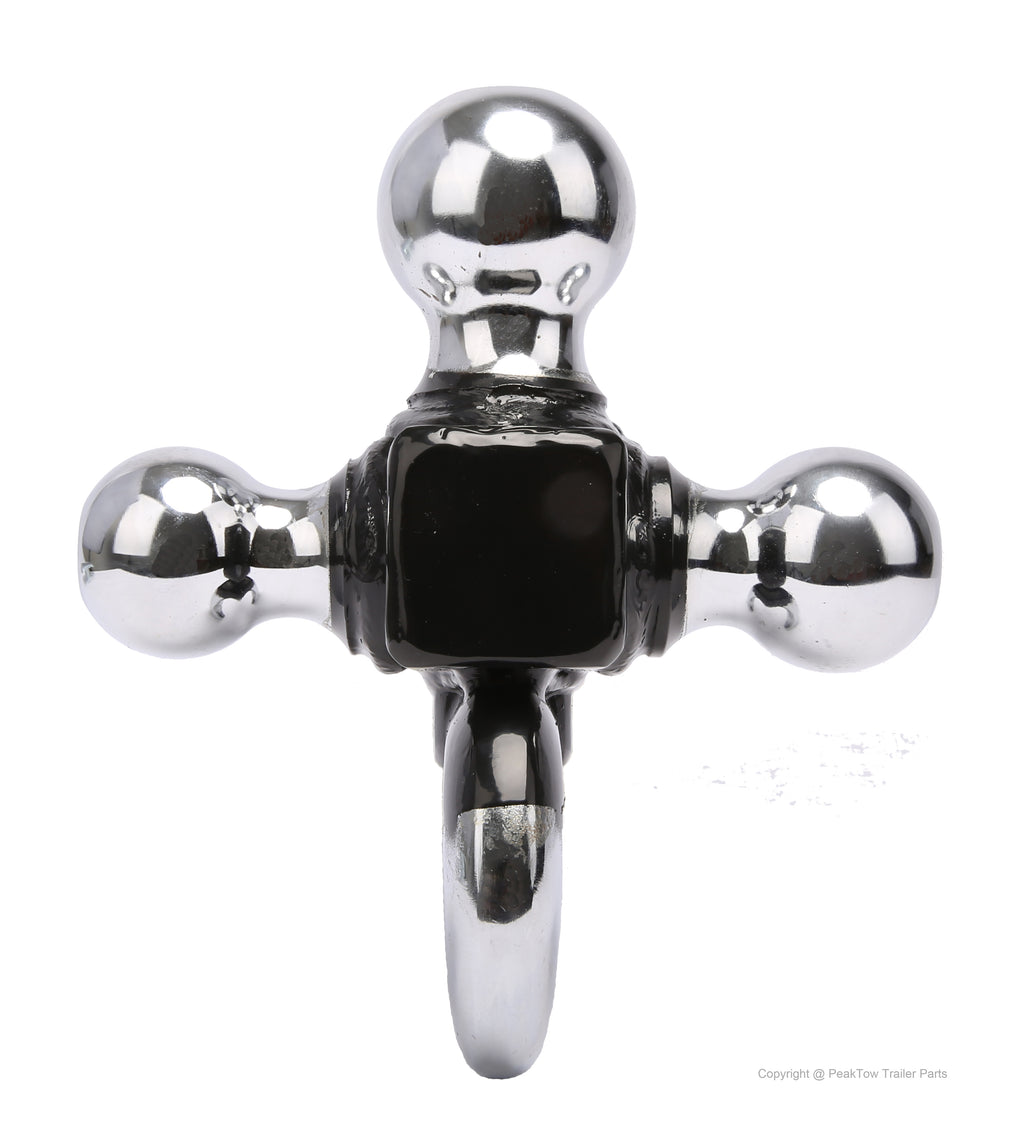 Attelage à triple boule pour récepteur de 2" – Capacité de 10 000 lb