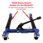 PTT0111 Cric de positionnement robuste pour pneus de voiture, 1250 LB, 12 pouces, à chargement automatique, avec pédale à cliquet